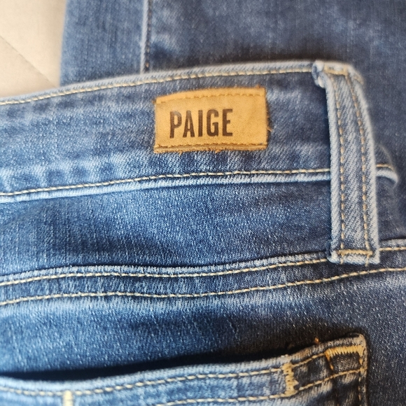 Paige Verdugo Ankle Jeans Womens Size 28 Skinny Mid Rise Medium Wash Denim Pants - Picture 6 of 7